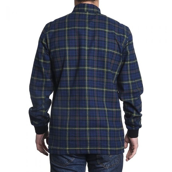 Crooks & Castles Plaid Button Down Shirt Size Medium - Picture 2 of 13